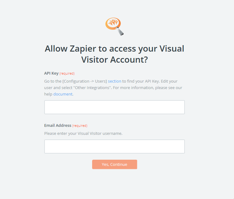 Visual Visitor on Zapier