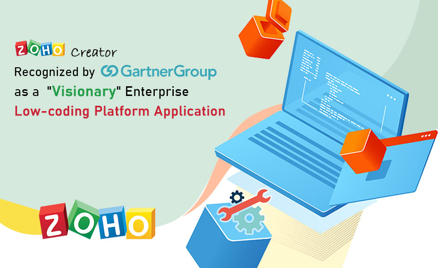 Zoho Creator Recognize by Gartner Group
