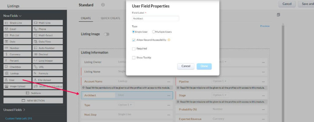 Enhanced Control over Zoho CRM Fields and Reporting