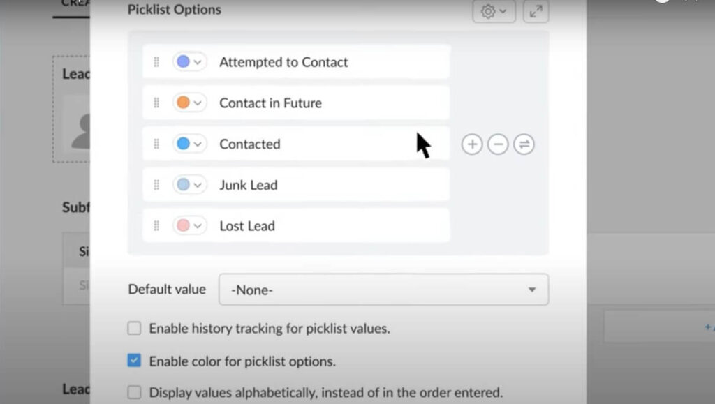 Introducing Color Coding of Picklist Fields in Meetings