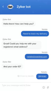 ZOHO SalesIQ Interact with Visitors with Robot