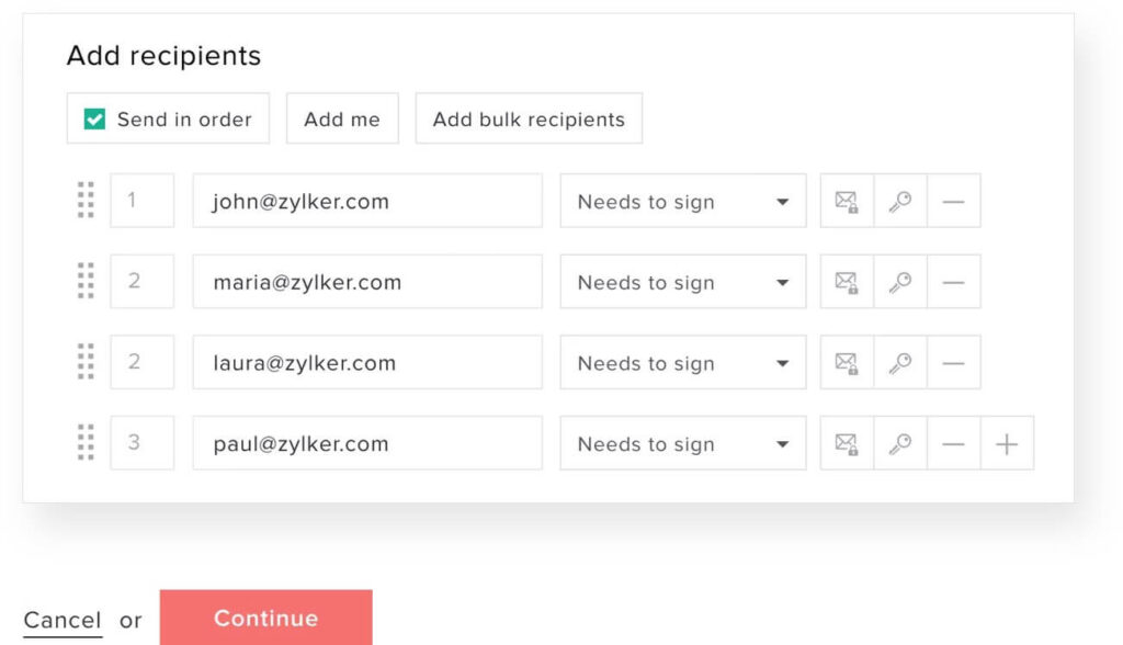 ZOHO Sign Customize Workflows and Templates