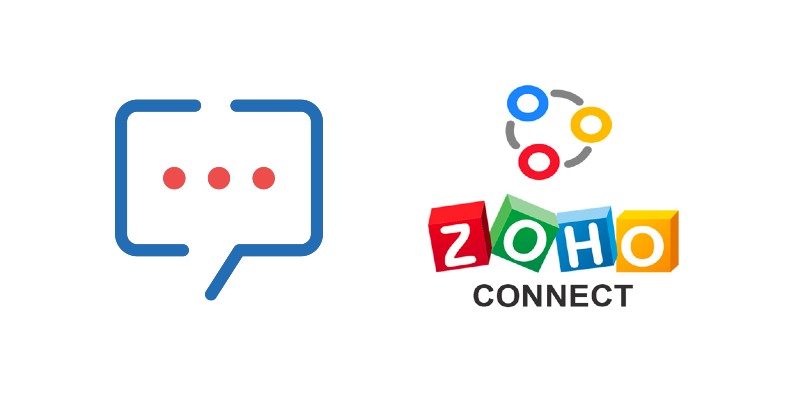 Zoho Cliq and Zoho Connect is a unified team collaboration platform that addresses today’s business needs