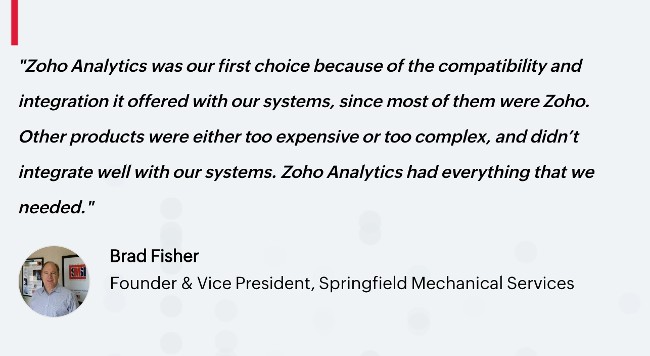 Brad Fisher, Springfield Mechanical Services