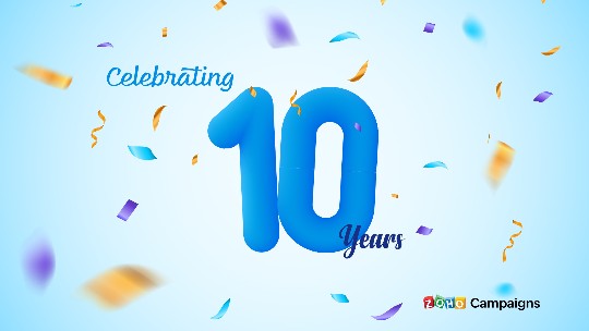 ZOHO Campaigns has completed 10 years