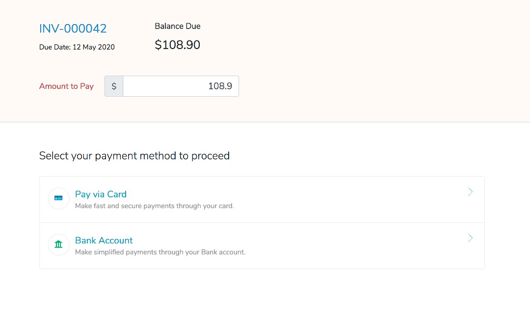 Receive Payments through Stripe from Zoho Invoice