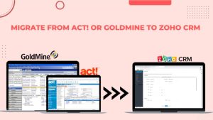 Migrate from GoldMine or ACT! to Zoho CRM