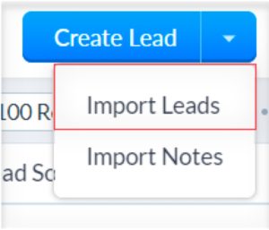Importing Data to Individual Modules in Zoho CRM