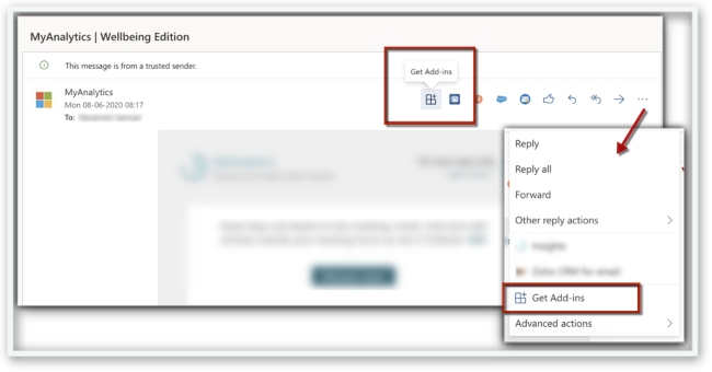 Install it from within Outlook - Syncing Outlook Email and Zoho CRM